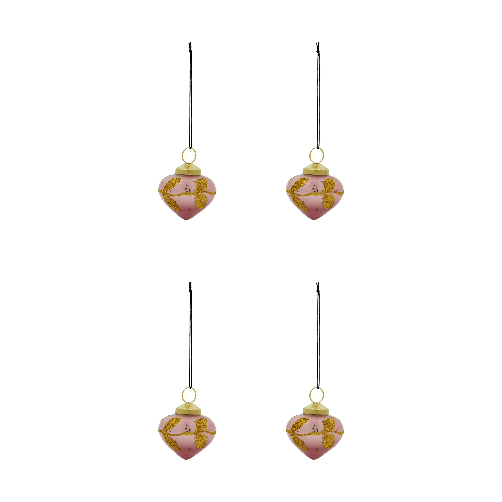 Amore enfeite de Natal 4-pack, Rosa House Doctor
