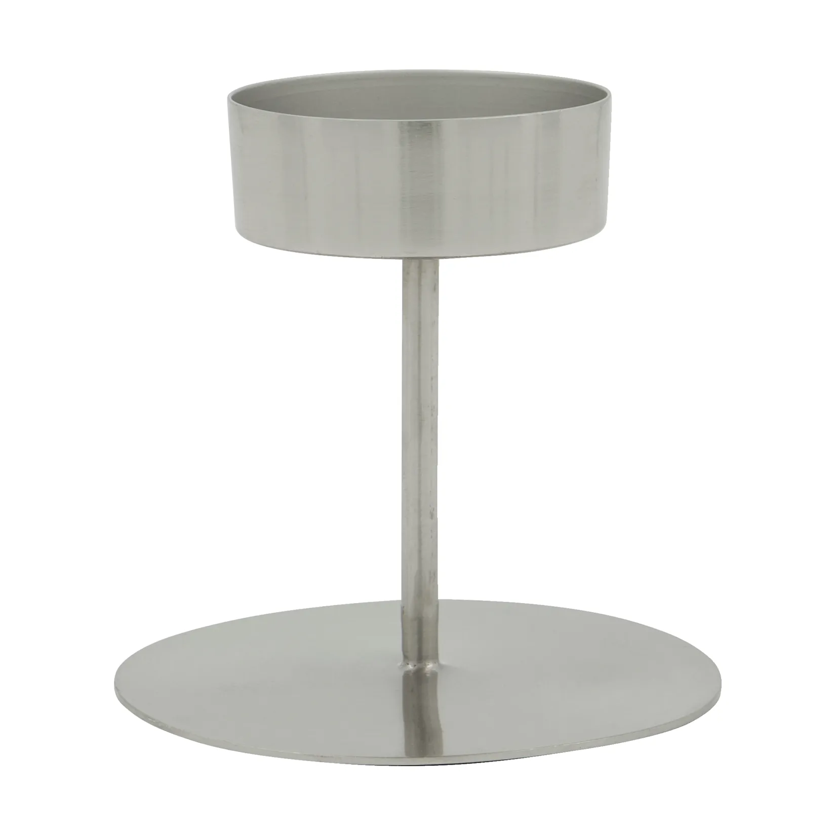 Anit castiçal para vela , Acabamento prateado, Ø10,5x10 cm House Doctor