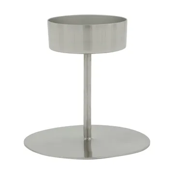 Anit castiçal para vela  - Acabamento prateado, Ø10,5x10 cm - House Doctor