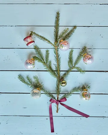 Antico bolas de Natal 4-pack - Rosa - House Doctor