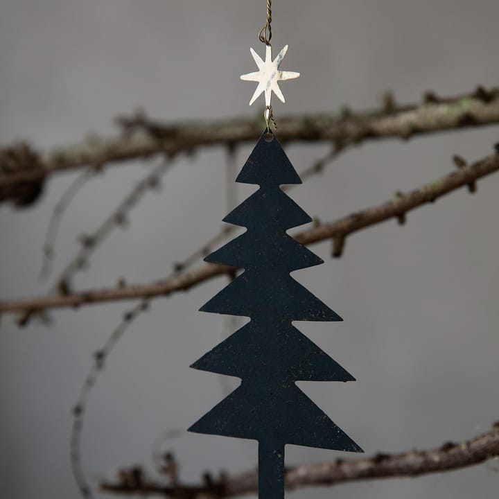 Árvore decorativa com estrela, 3 un., Preto House Doctor