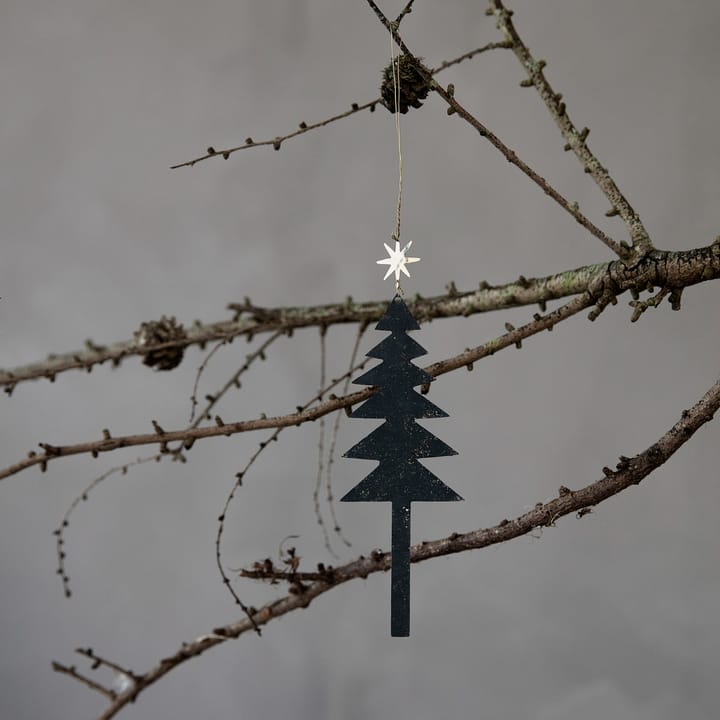 Árvore decorativa com estrela, 3 un., Preto House Doctor