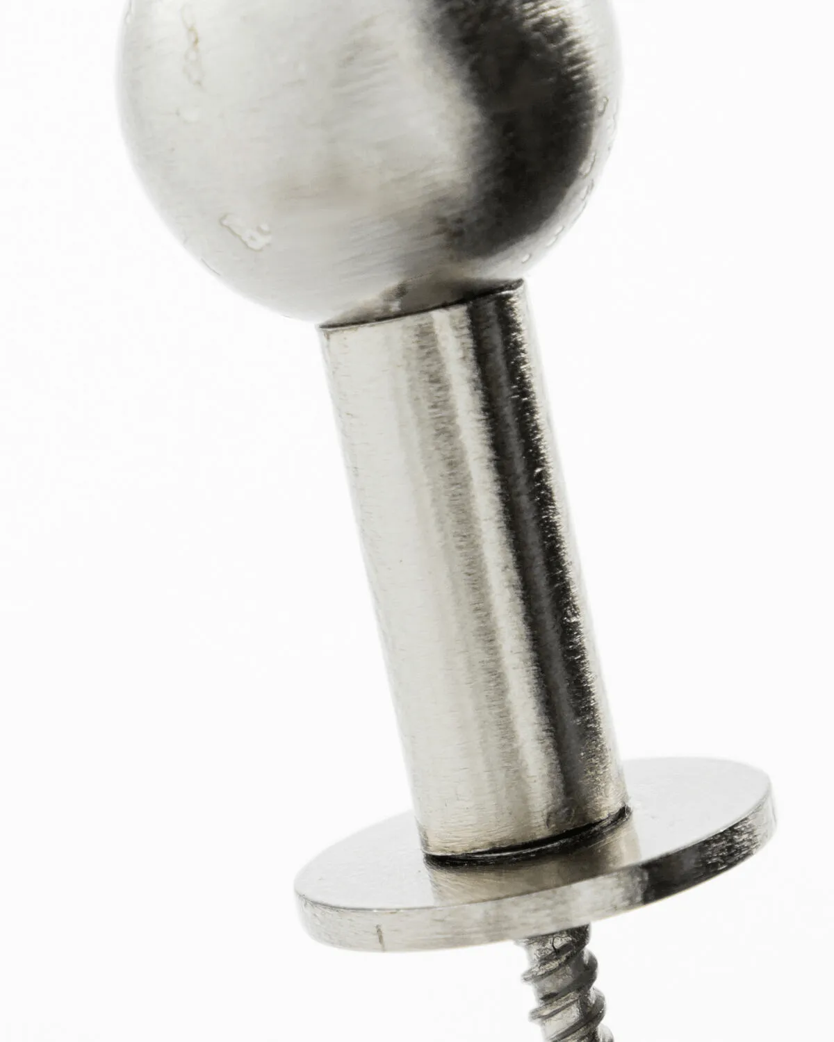 Ball gancho 2-pack, Acabamento prateado, Ø4x2 cm House Doctor