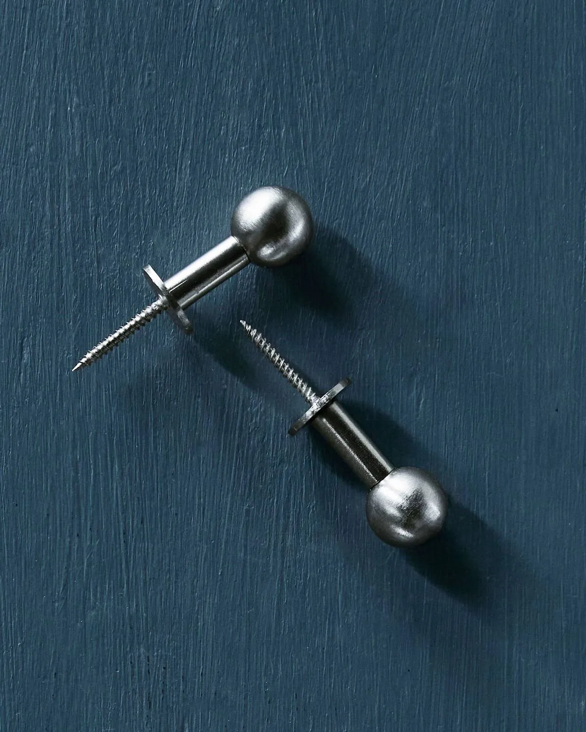 Ball gancho 2-pack, Acabamento prateado, Ø4x2 cm House Doctor