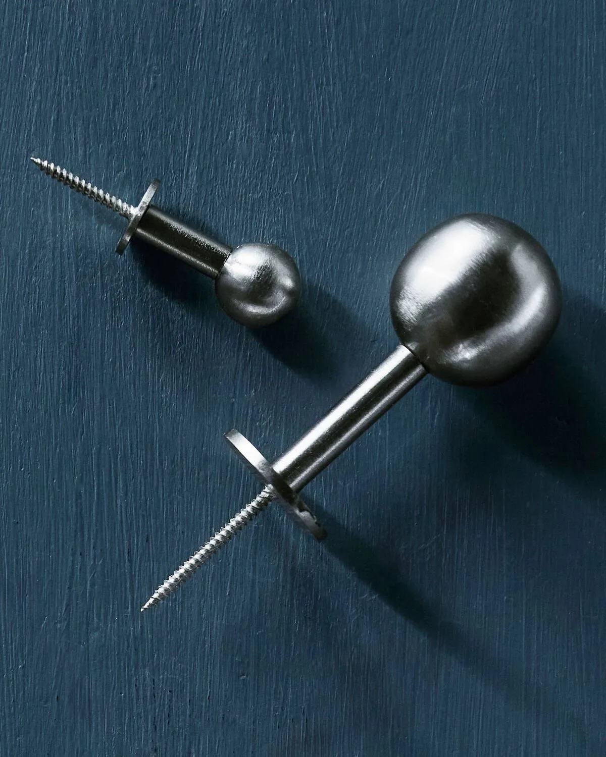 Ball gancho 2-pack, Acabamento prateado, Ø4x2 cm House Doctor