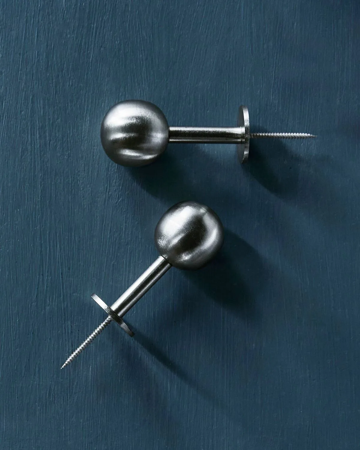 Ball gancho 2-pack, Acabamento prateado, Ø8x4 cm House Doctor