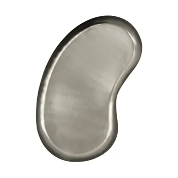 Bandeja Osea 15x28 cm - Acabamento prateado - House Doctor