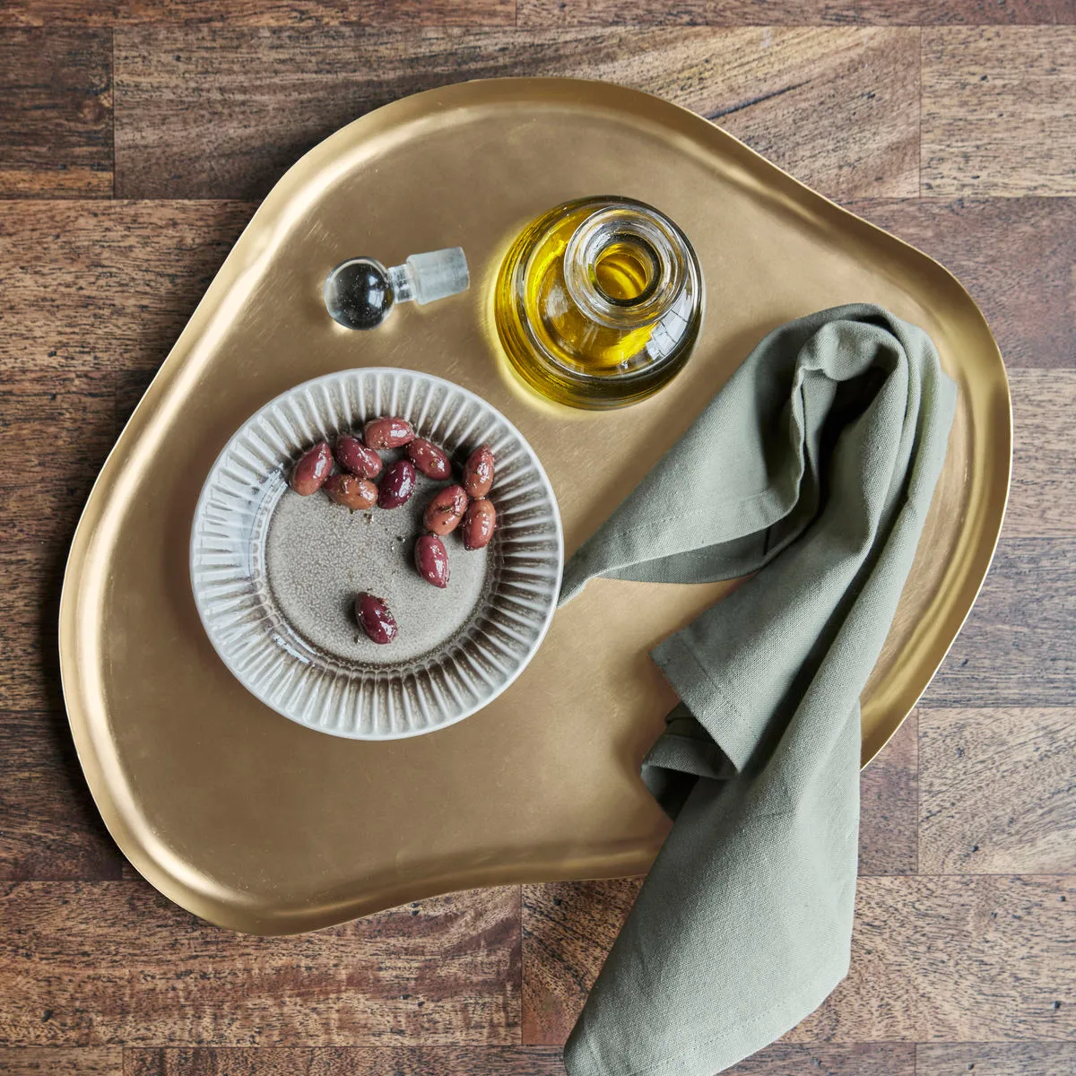 Bandeja Osea 35x41 cm, Bronze antique House Doctor