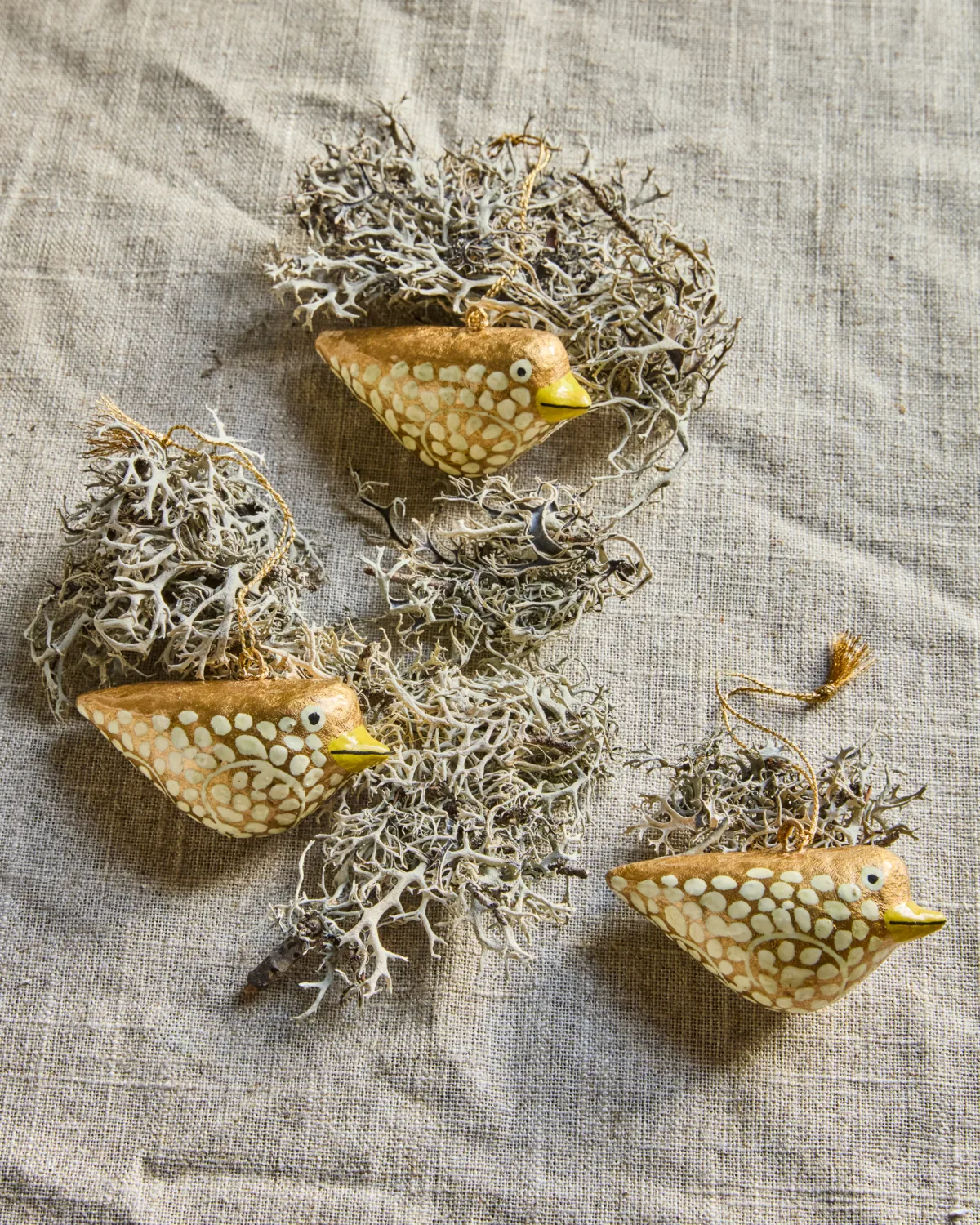 Bird enfeite de Páscoa 3 unidades, Amarelo House Doctor