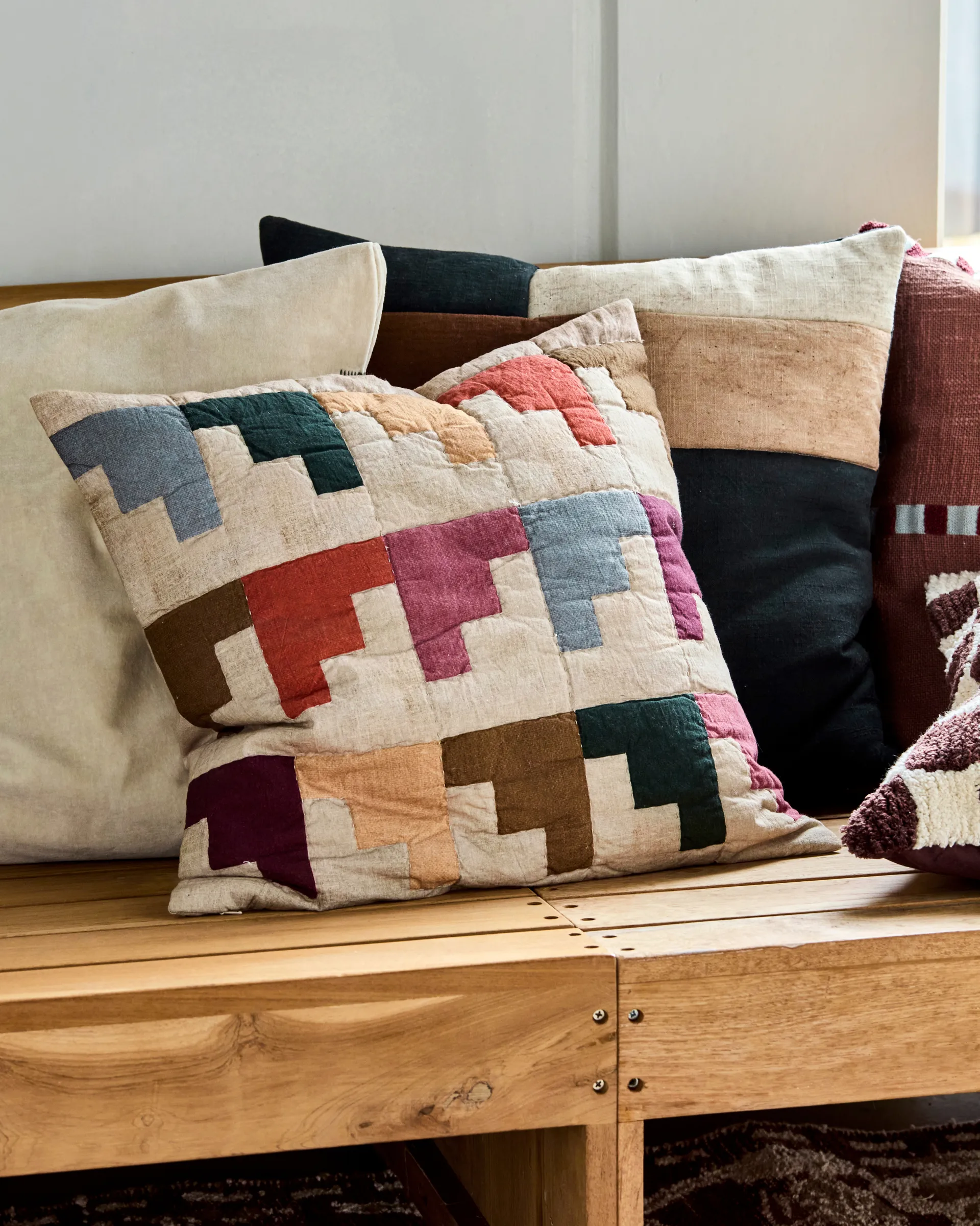 Block capa de almofada 50x50 cm, Multicor House Doctor