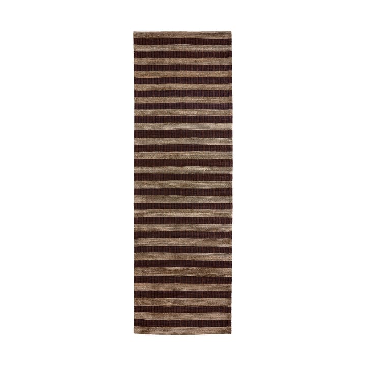Block tapete castanho-natural - 90x300 cm - House Doctor