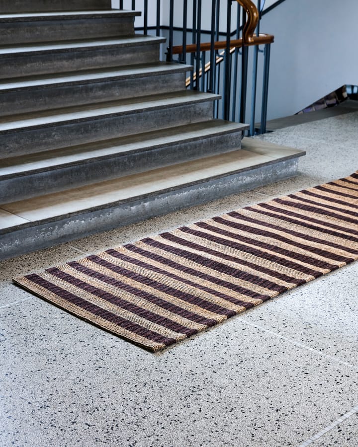 Block tapete castanho-natural, 90x300 cm House Doctor