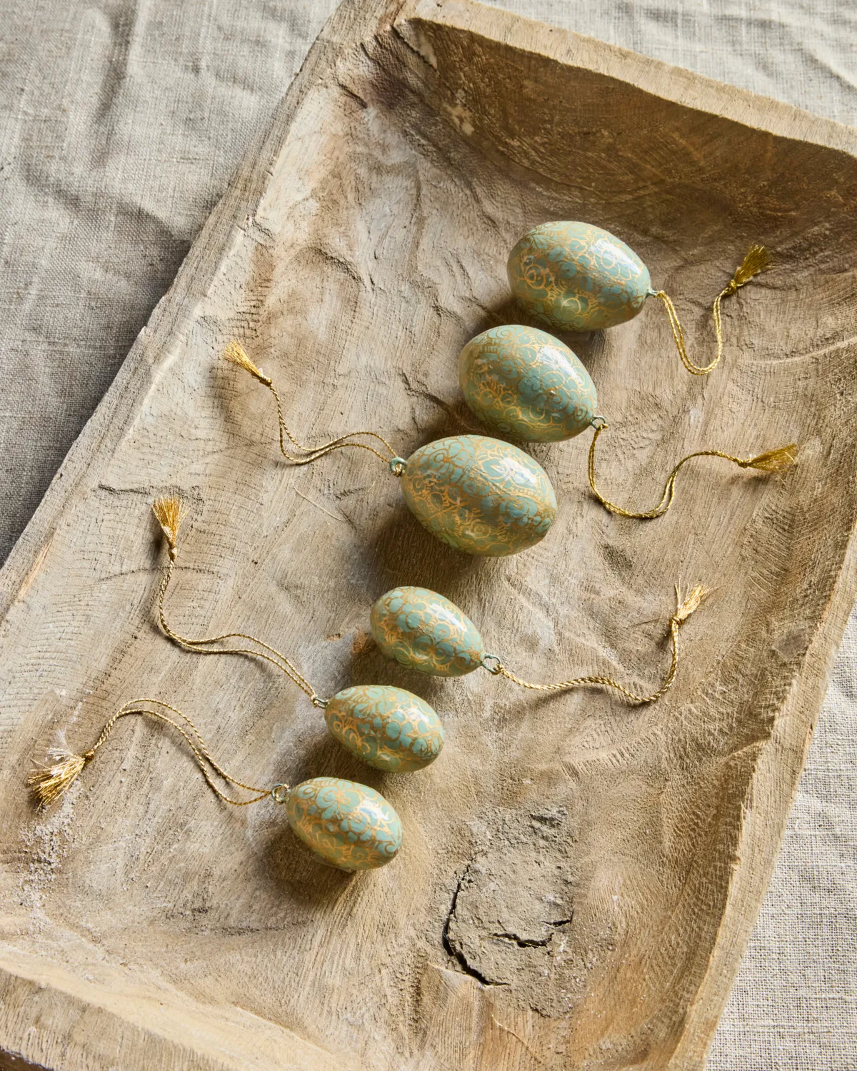 Bloom ovo de Páscoa 6 peças, Azul-claro House Doctor