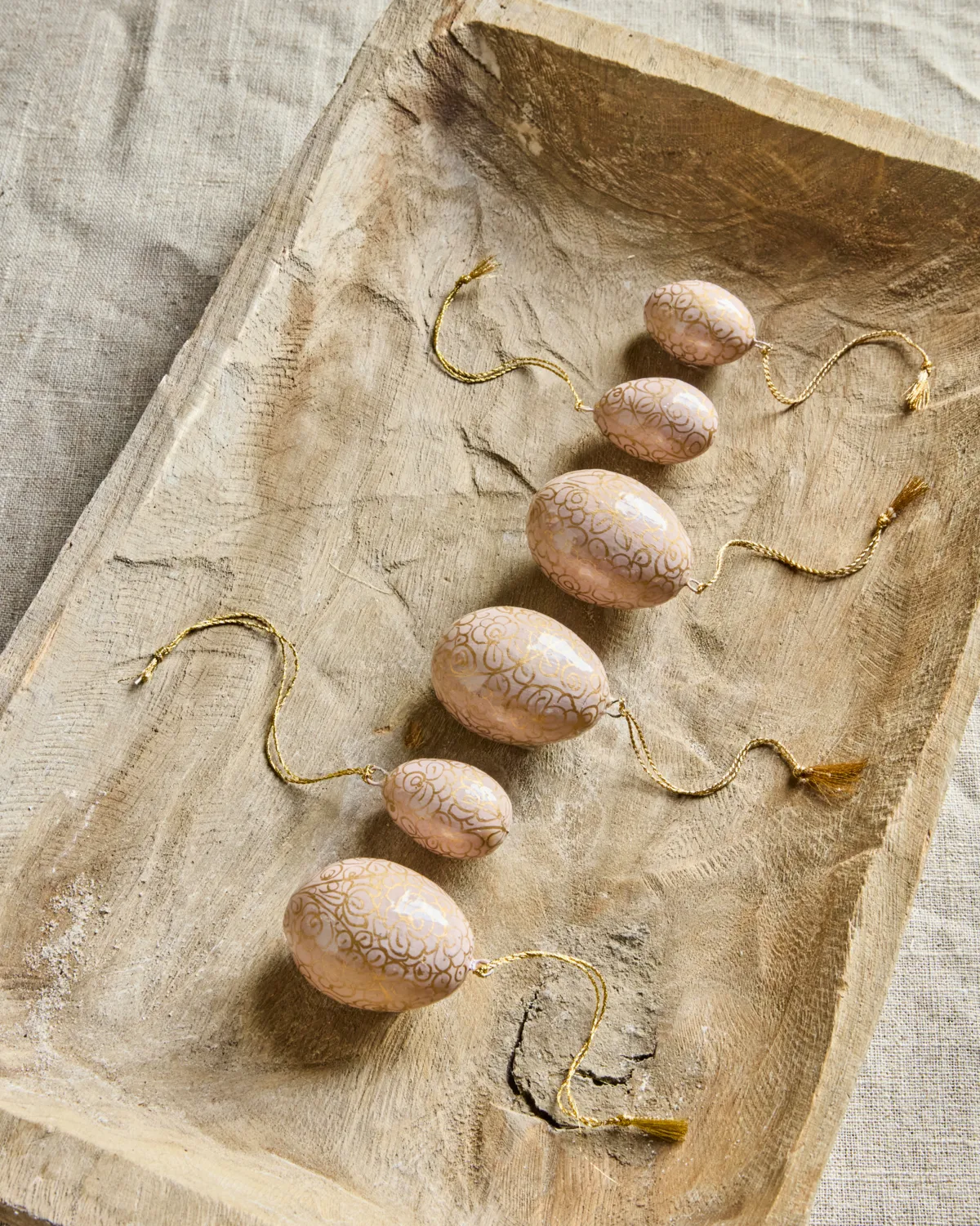 Bloom ovo de Páscoa 6 peças, Rosa House Doctor