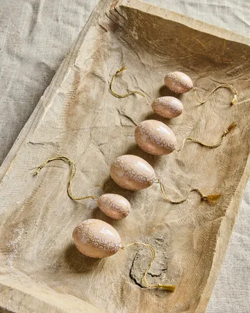 Bloom ovo de Páscoa 6 peças - Rosa - House Doctor