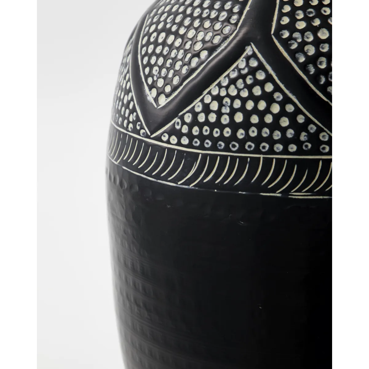 Bloss vaso 38 cm, Preto House Doctor