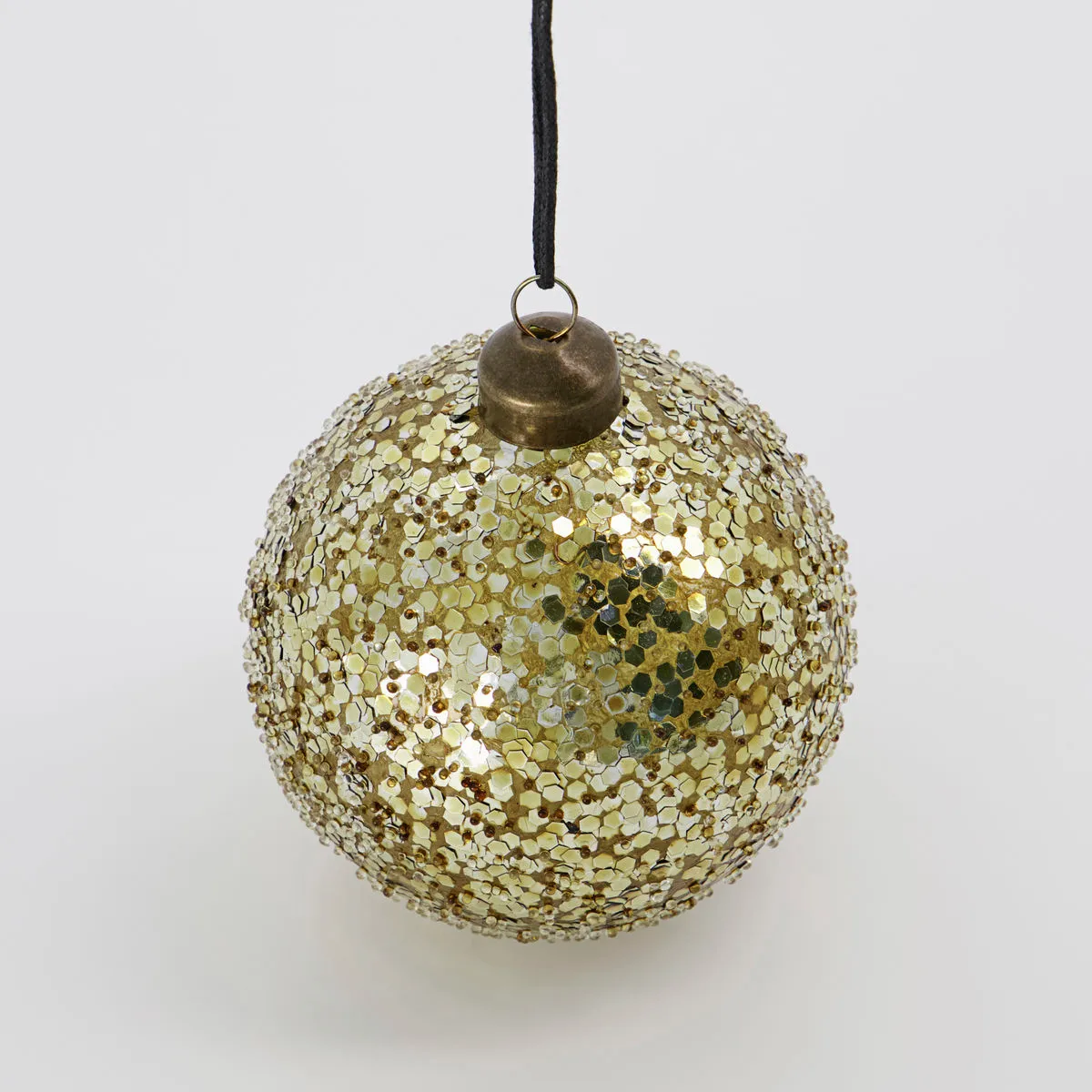 Bola de Natal Chosen Ø8 cm 4 unidades, Ouro House Doctor