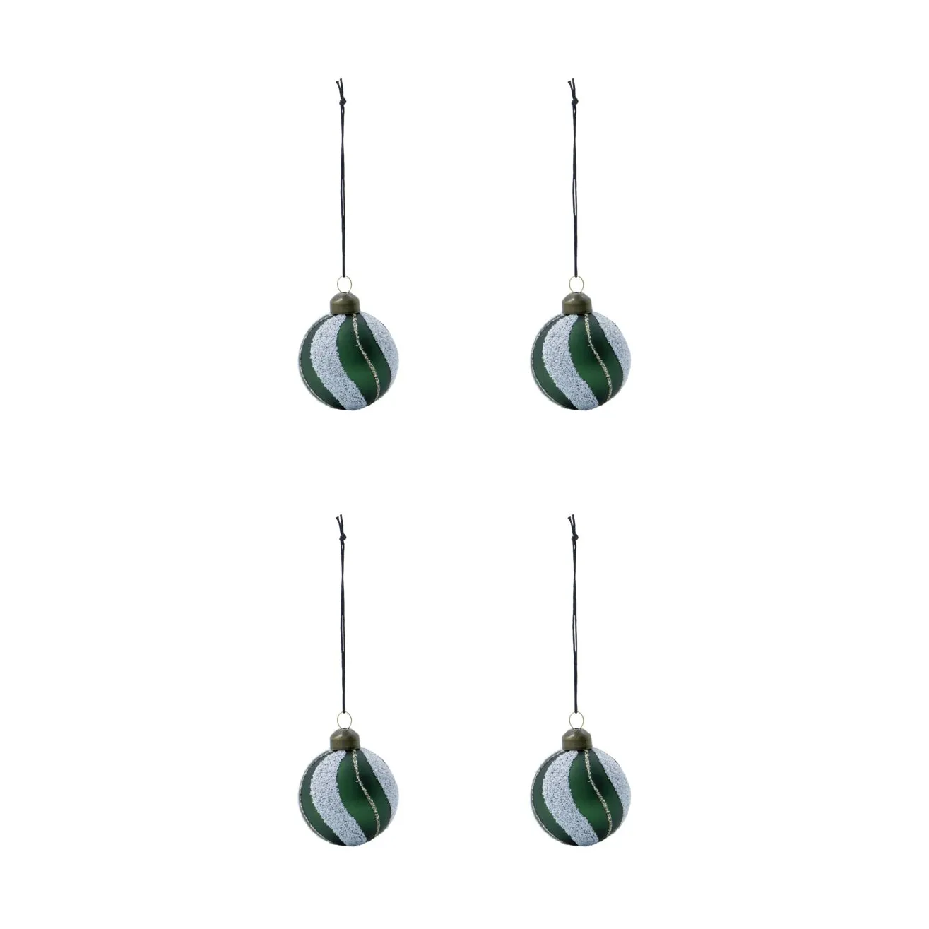 Bola de Natal Into Ø6 cm 4 unidades, Verde House Doctor