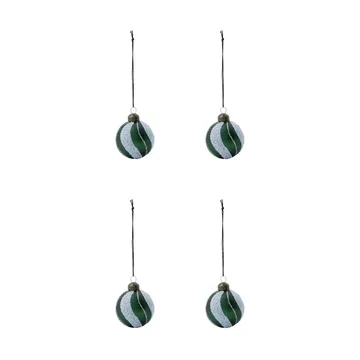 Bola de Natal Into Ø6 cm 4 unidades - Verde - House Doctor