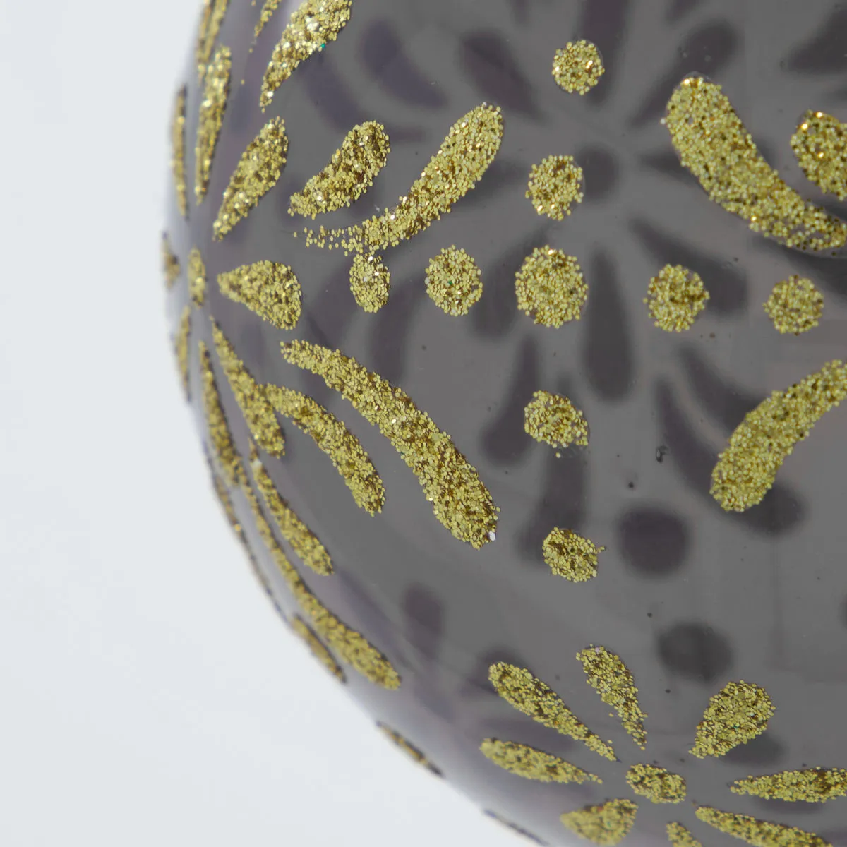 Bola de Natal Mente Ø8 cm 4 unidades, Cinzento House Doctor