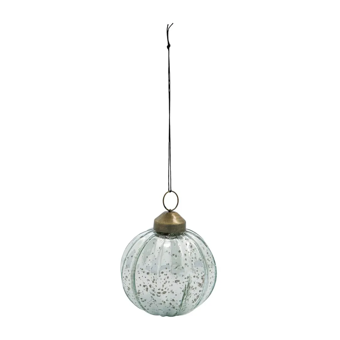 Bola de Natal Shim Ø10 cm, Prateado House Doctor