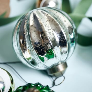 Bola de Natal Shim Ø10 cm - Prateado - House Doctor