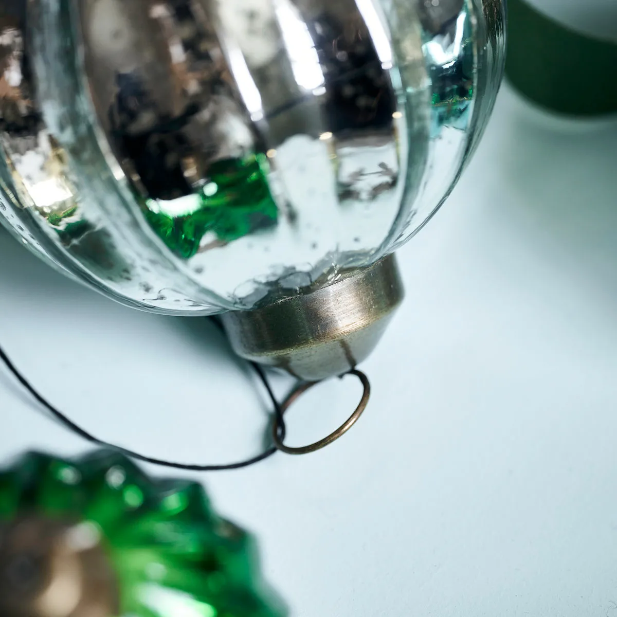 Bola de Natal Shim Ø10 cm, Prateado House Doctor