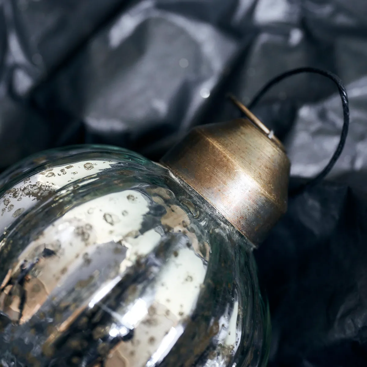 Bola de Natal Shim Ø8 cm, Prateado House Doctor