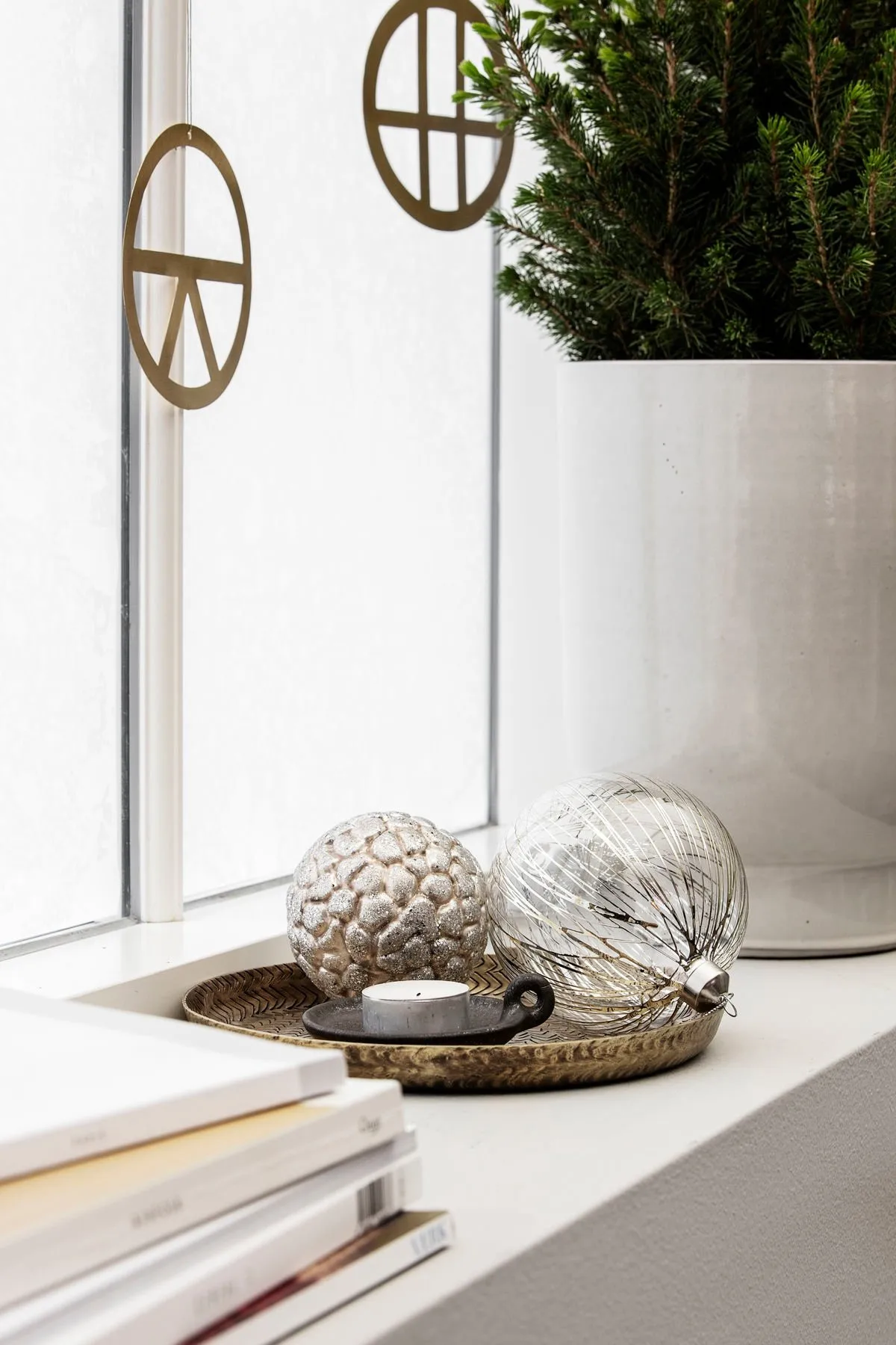 Bola de natal Silver lines, Prata House Doctor