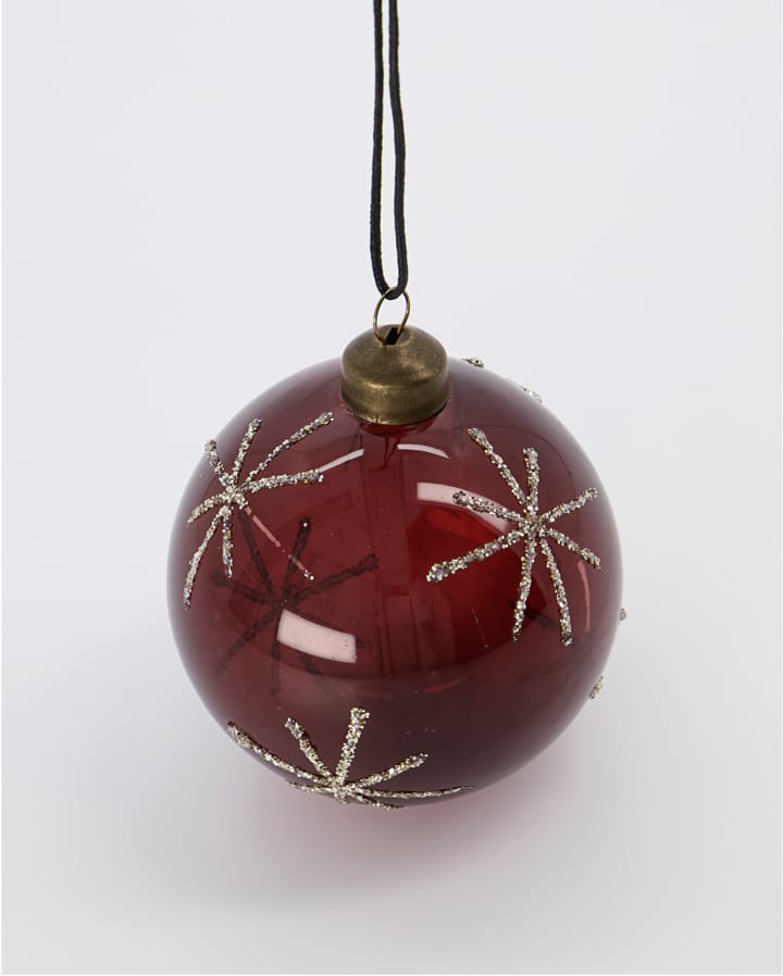 Bola de natal Star Ø8 cm, Bordeaux House Doctor