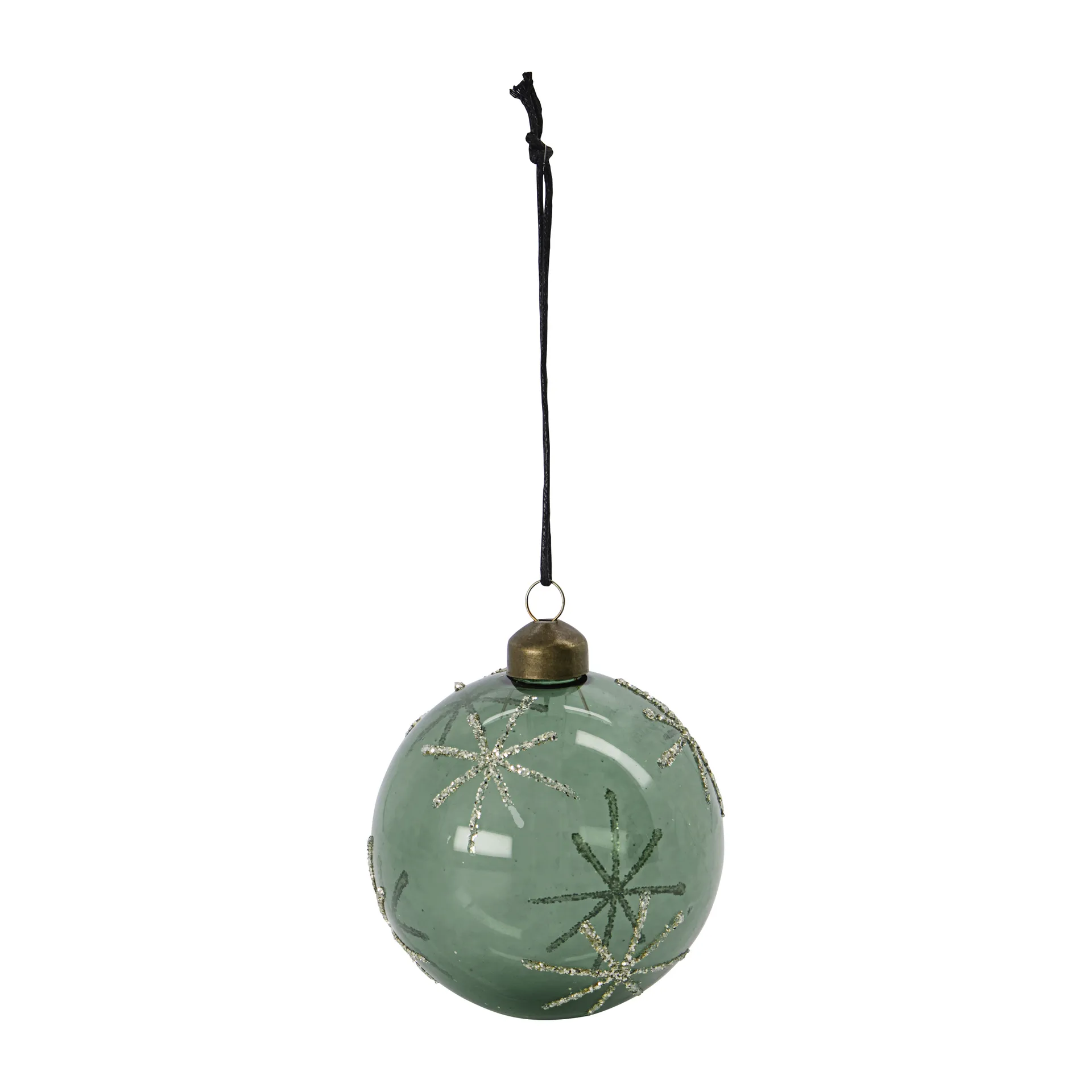 Bola de natal Star Ø8 cm, Verde House Doctor