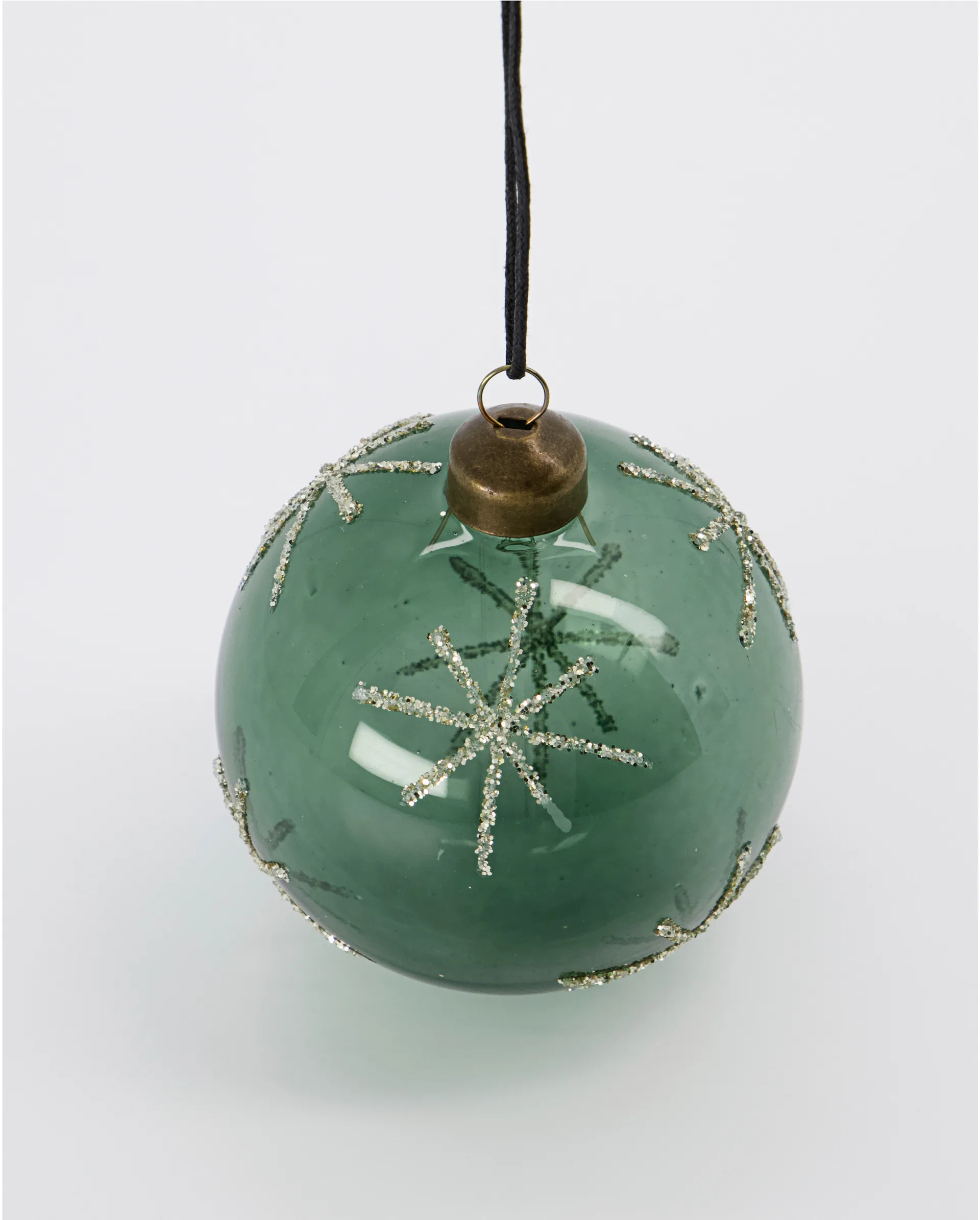 Bola de natal Star Ø8 cm, Verde House Doctor