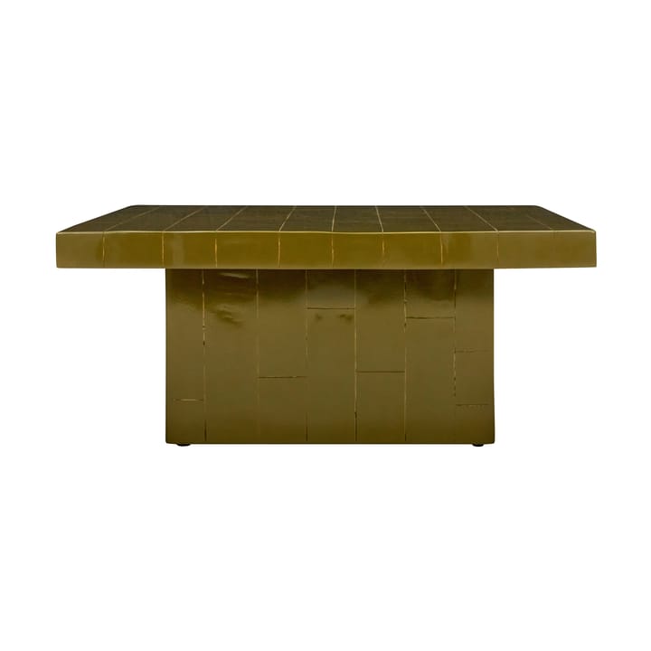 Brick mesa de centro 100x100x44 cm - Verde - House Doctor