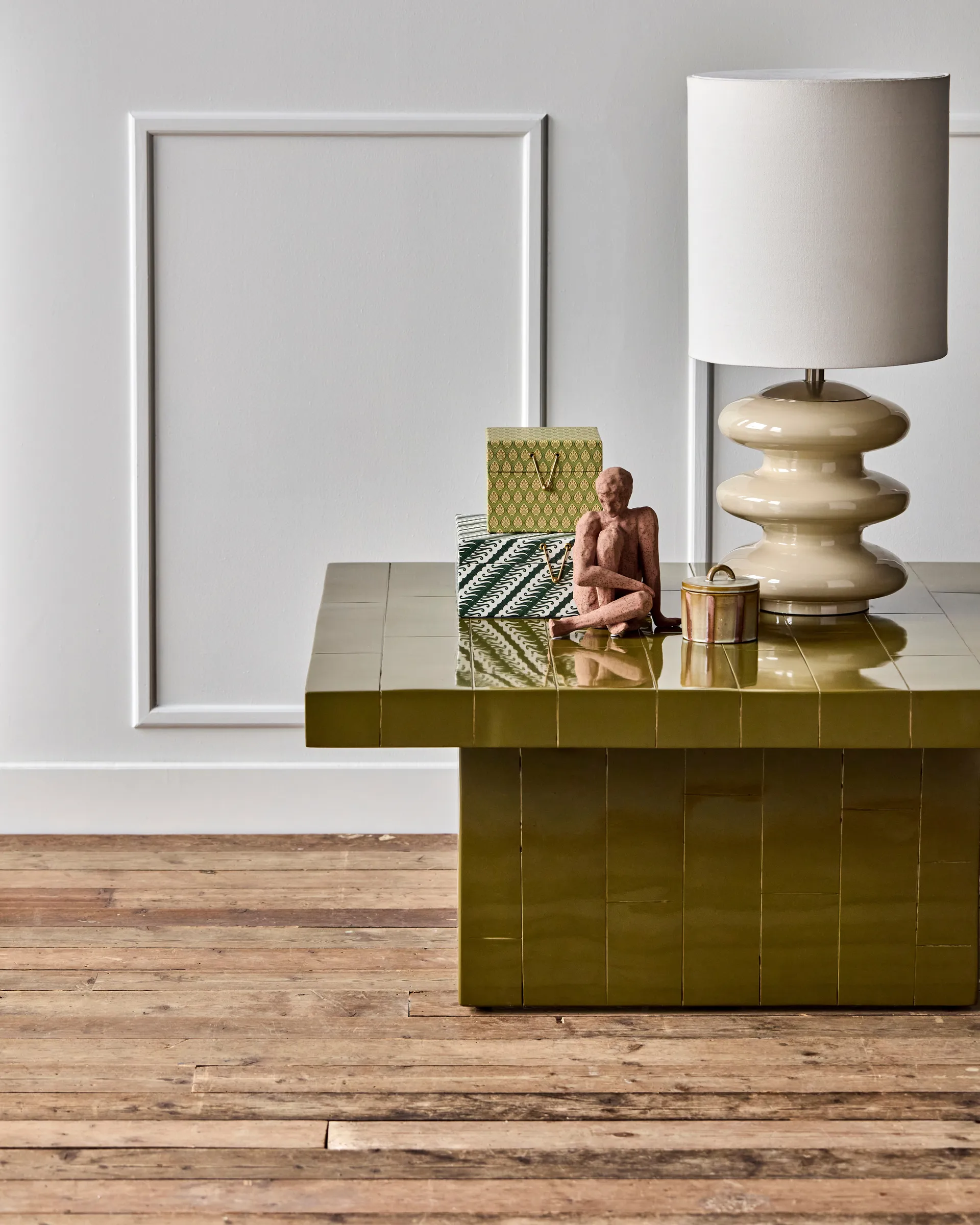 Brick mesa de centro 100x100x44 cm, Verde House Doctor