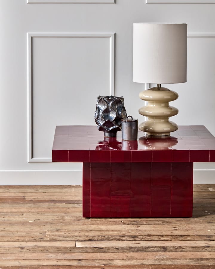 Brick mesa de centro 100x100x44 cm, Vermelho House Doctor
