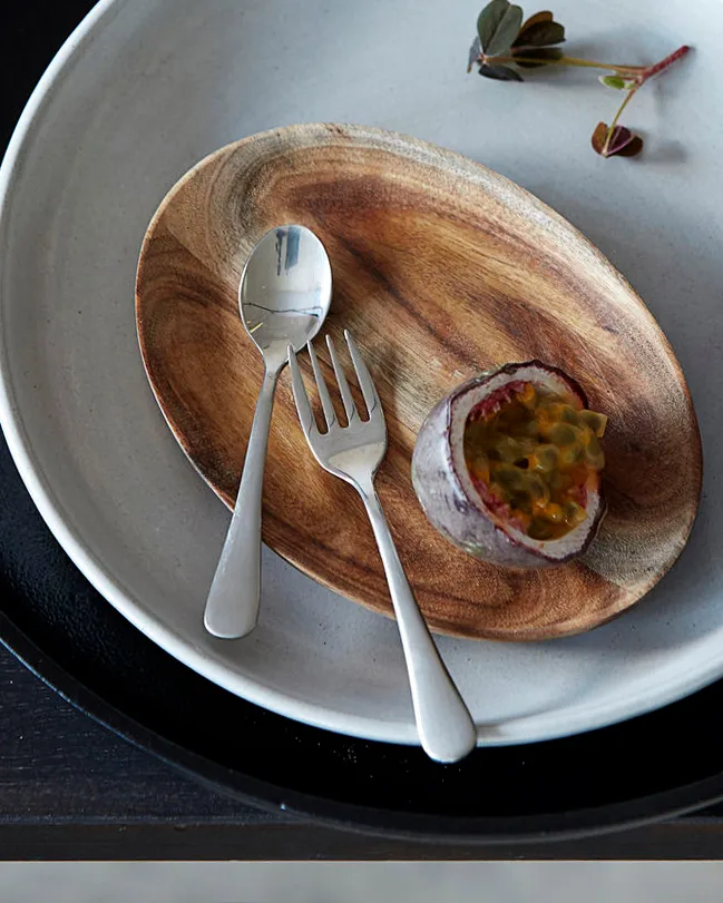 Brush garfo de sobremesa 4 unidades, Acabamento prateado House Doctor