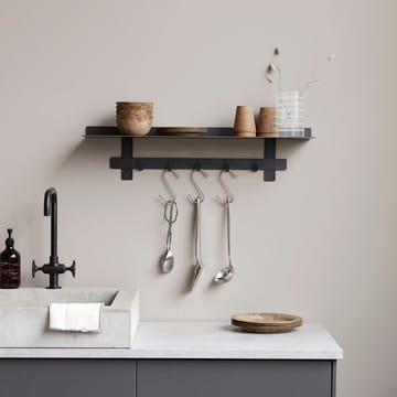 Cabide de roupa Tag 80 cm - Preto - House Doctor