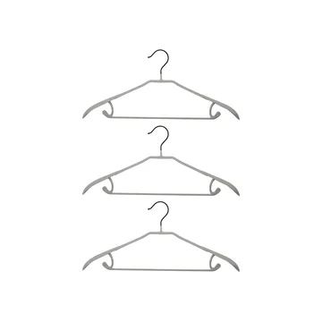 Cabide Ward, conjunto de 3 - preto-cinza - House Doctor