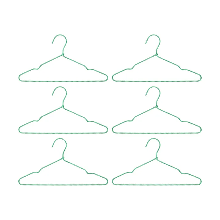 Cabide Wire 6-pack - Verde - House Doctor