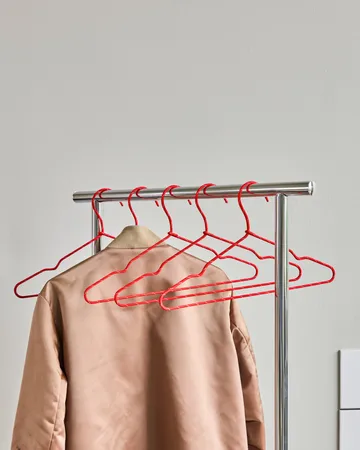 Cabide Wire 6-pack - Vermelho - House Doctor