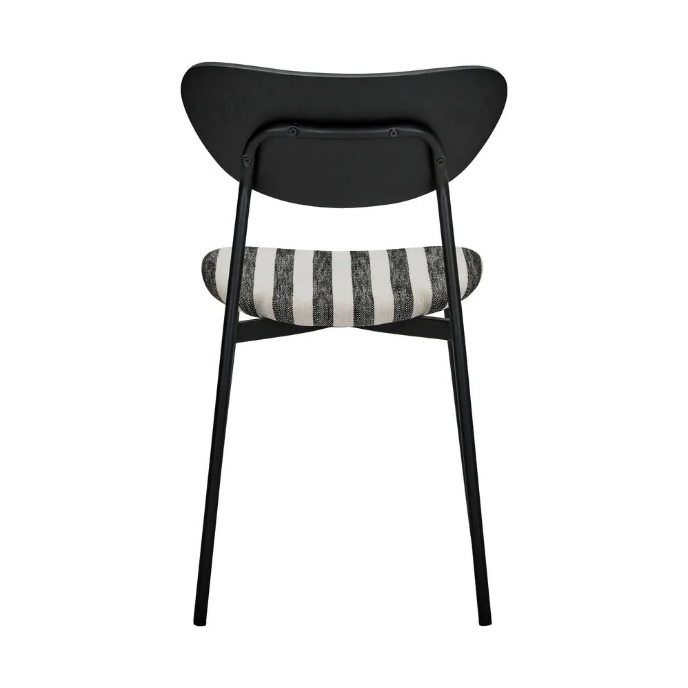 Cadeira Must com assento 2 unidades, Preto e branco House Doctor