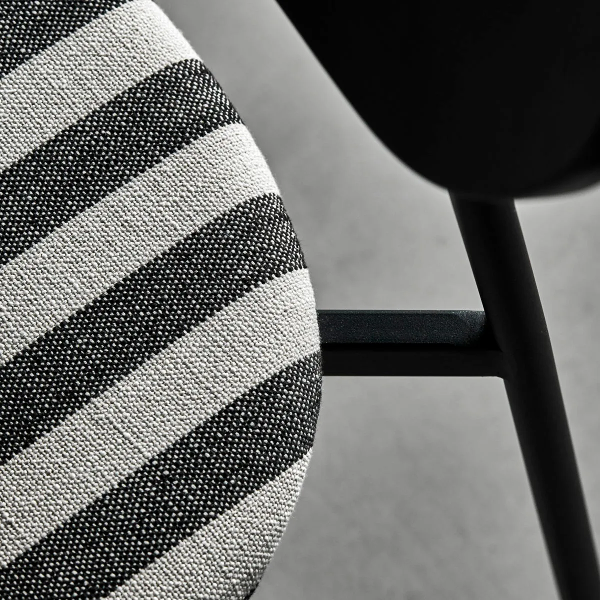 Cadeira Must com assento 2 unidades, Preto e branco House Doctor