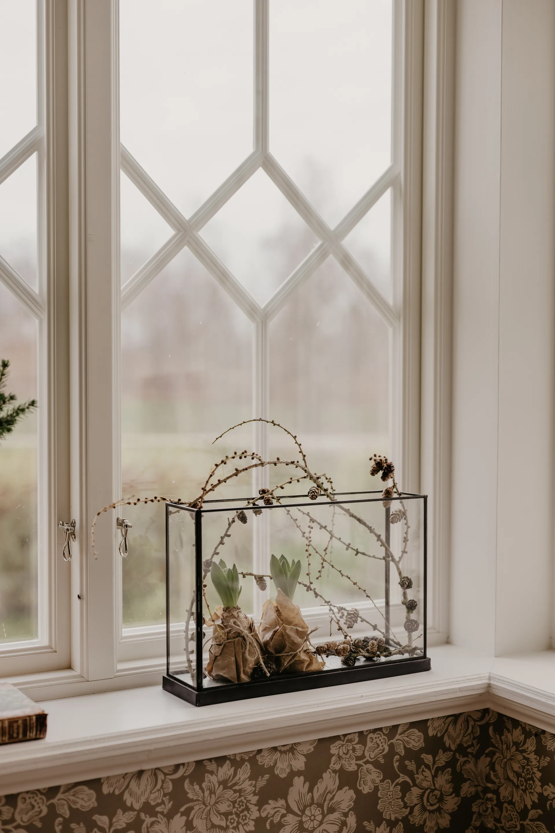 Caixa transparente Advent, metallic House Doctor