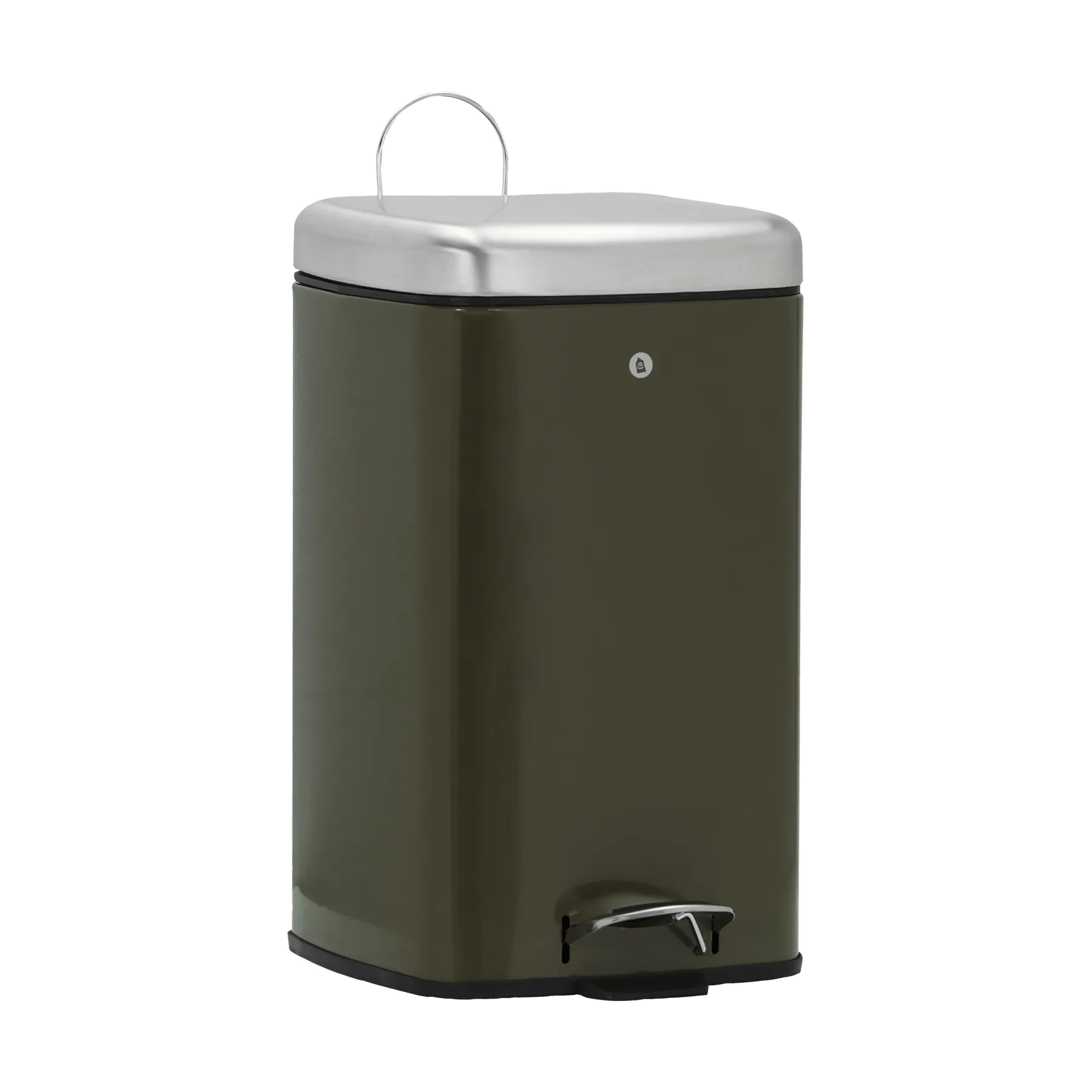 Caixote de lixo Sort, Verde escuro, 27x36x46 cm House Doctor