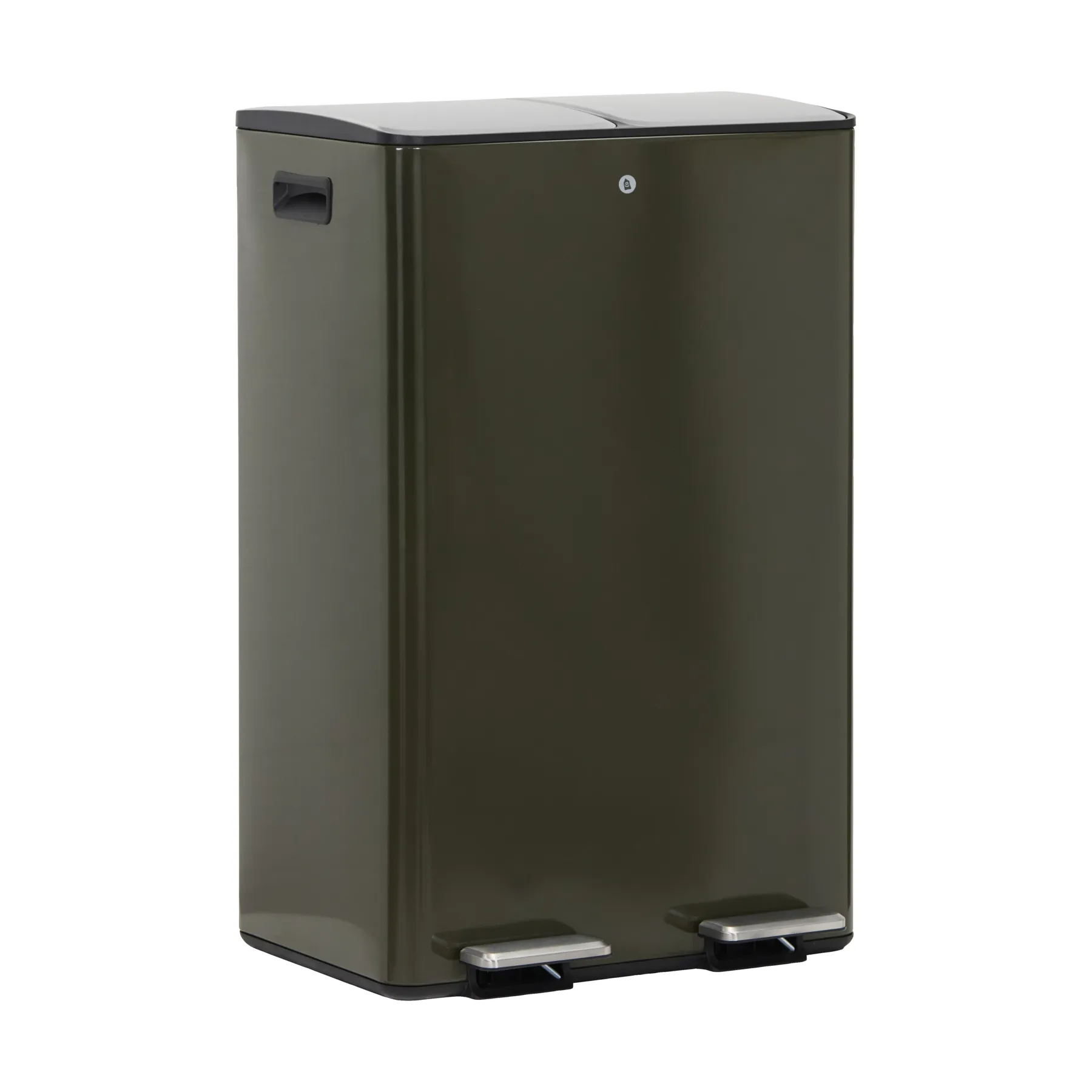 Caixote de lixo Sort, Verde profundo, 46x35,5x71 cm House Doctor