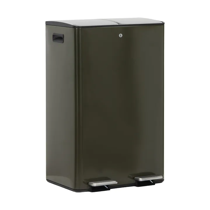 Caixote de lixo Sort - Verde profundo, 46x35,5x71 cm - House Doctor