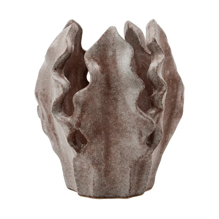 Camden castiçal para tealight - Castanho camurça, Ø14x17 cm - House Doctor