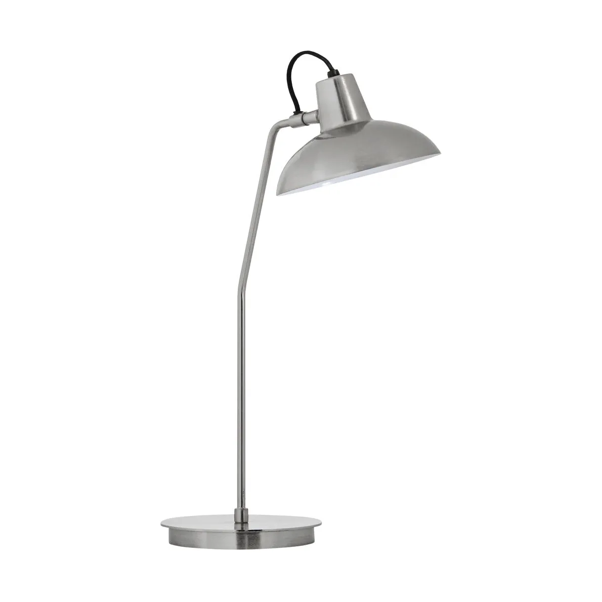 Candeeiro de mesa Desk alta, Prateado escovado House Doctor