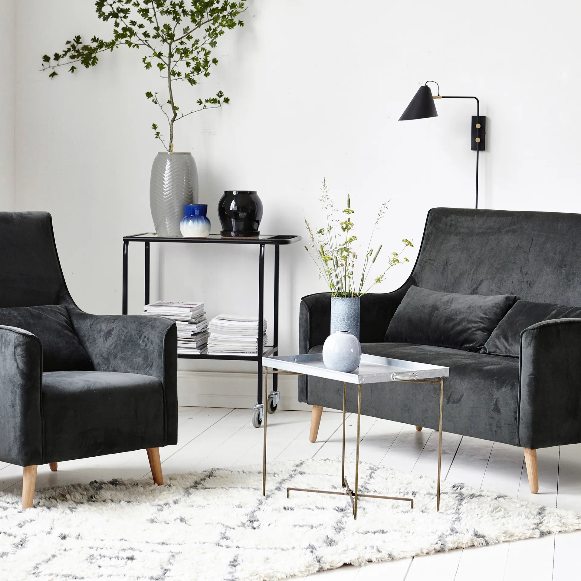 Candeeiro de parede Club, braço único House Doctor