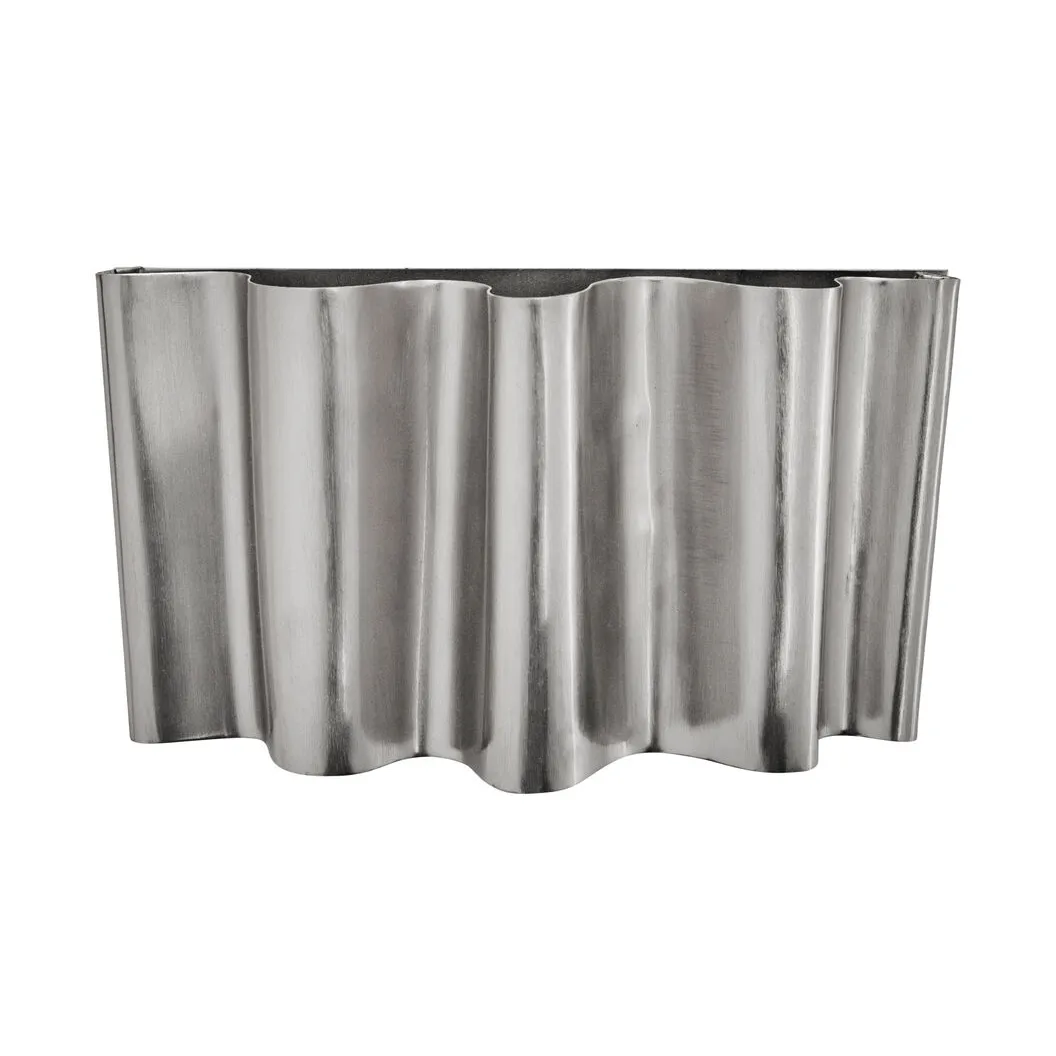 Candeeiro de parede Flola 19 cm, Prateado escovado House Doctor
